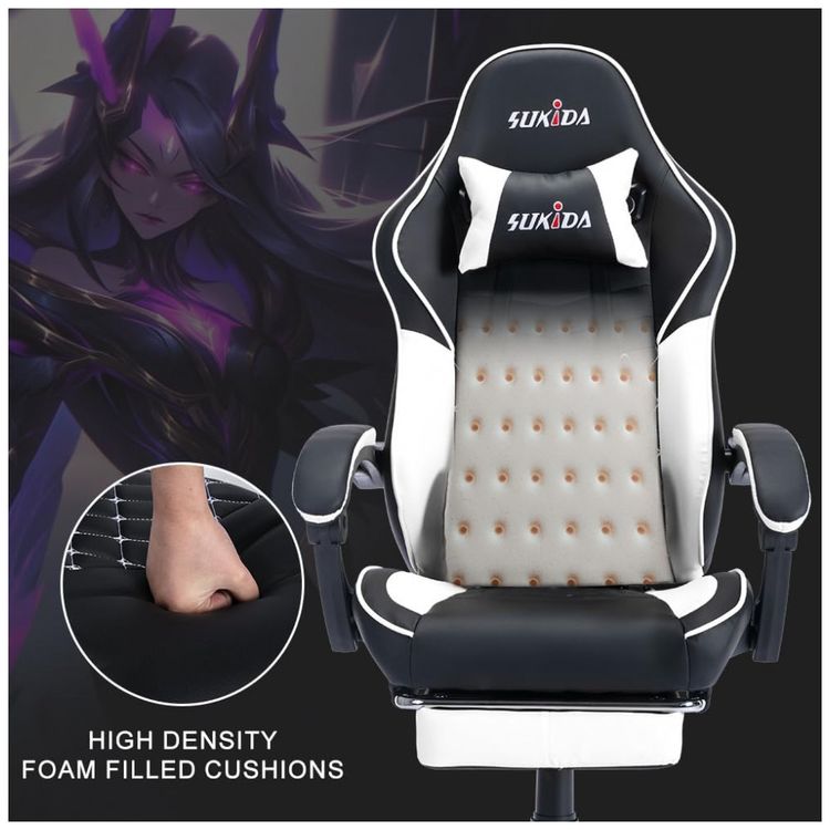 Cadeira-Gamer-Ergonomica-com-Apoio-para-Lombar-e-Cabeca-foto-4