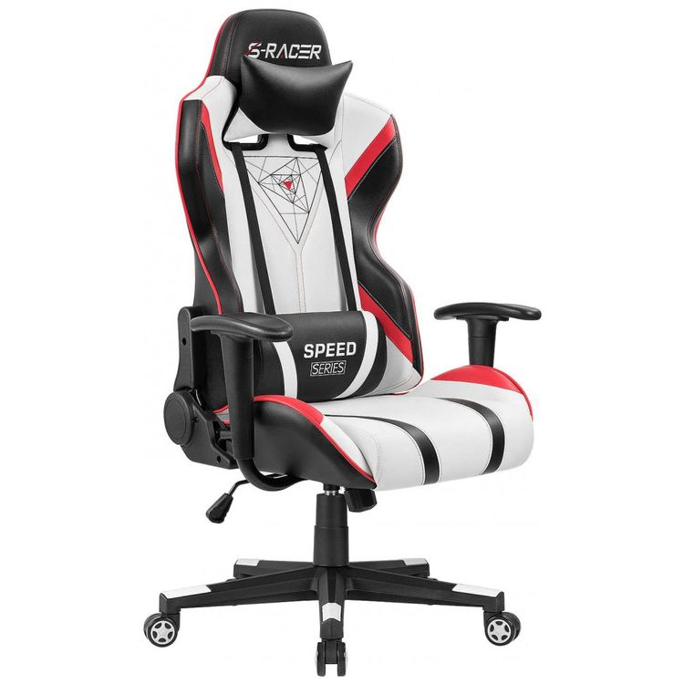 Cadeira-Gamer-Giratoria-Ergonomica-com-Apoio-para-Lombar-e-foto-0