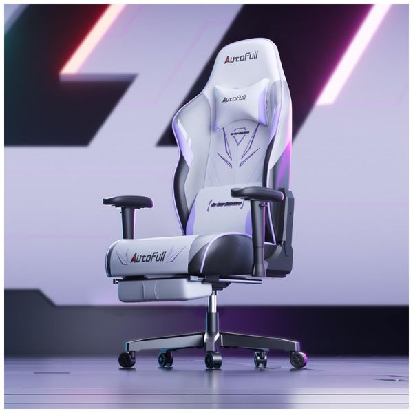 Cadeira-Gamer-Ergonomica-com-Apoio-para-os-Pes-e-Lombar-foto-0