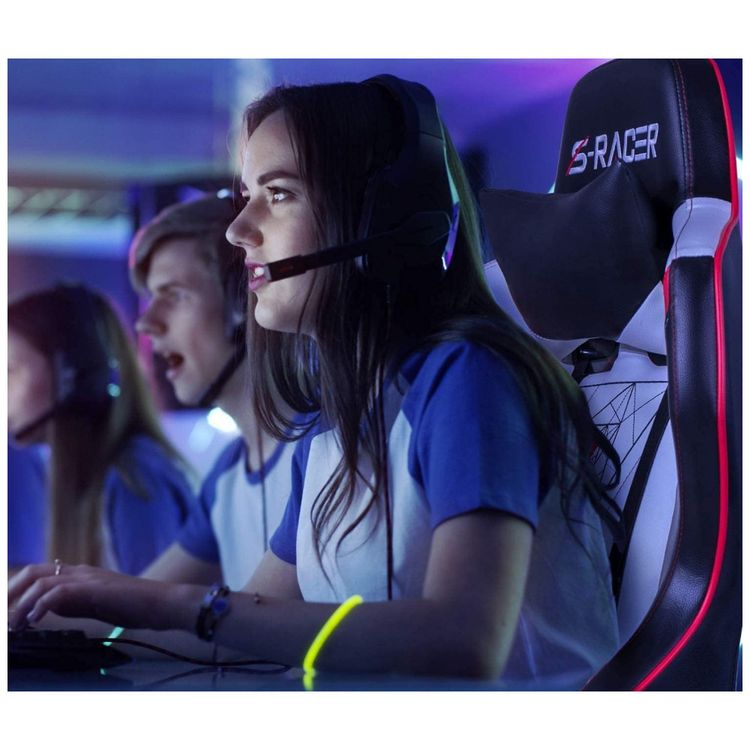 Cadeira-Gamer-Giratoria-Ergonomica-com-Apoio-para-Lombar-e-foto-5