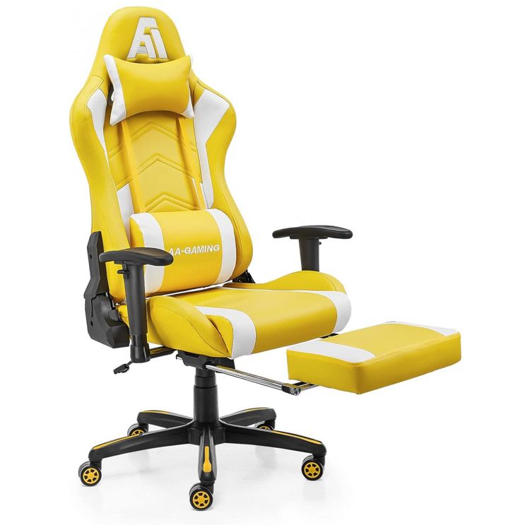 Cadeira-Gamer-Ergonomica-Giratoria-com-Apoio-para-Lombar-e-foto-0
