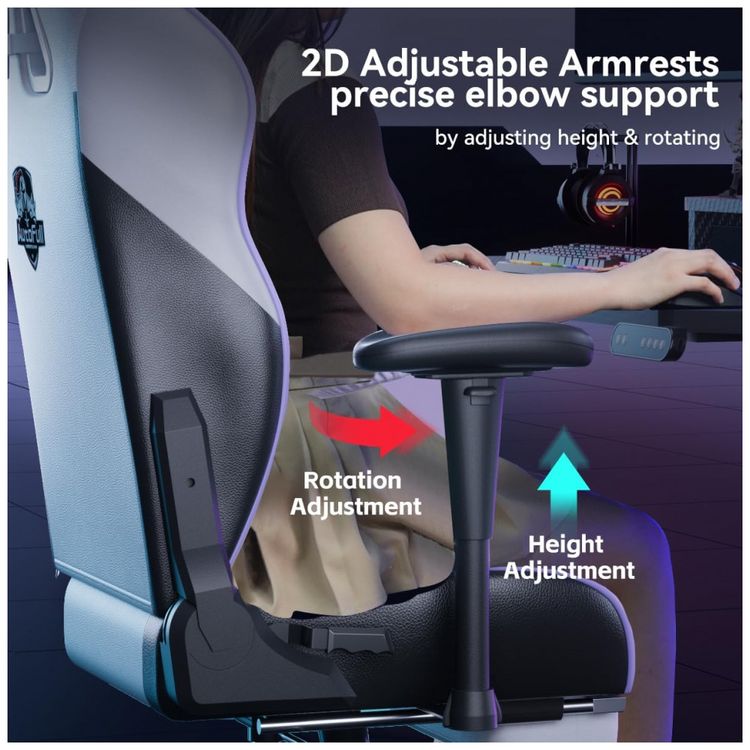 Cadeira-Gamer-Ergonomica-com-Apoio-para-os-Pes-e-Lombar-foto-5