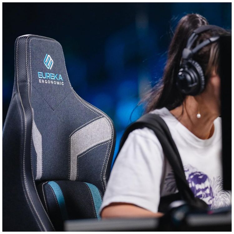 Cadeira-Gamer-Ergonomica-com-Suporte-para-Lombar-EUREKA-foto-3