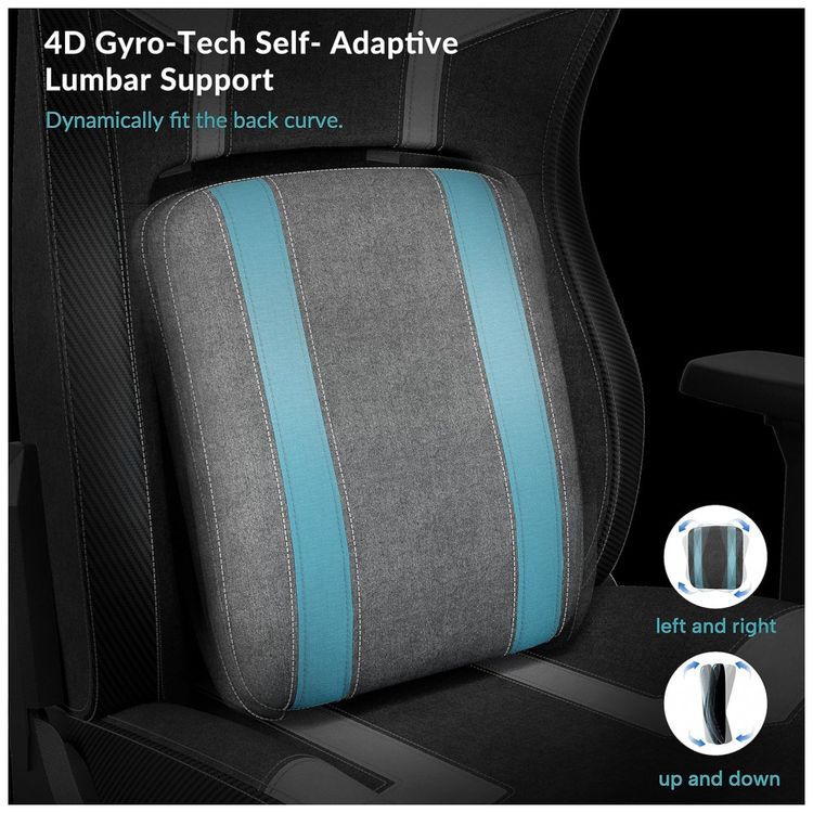 Cadeira-Gamer-Ergonomica-com-Suporte-para-Lombar-EUREKA-foto-4