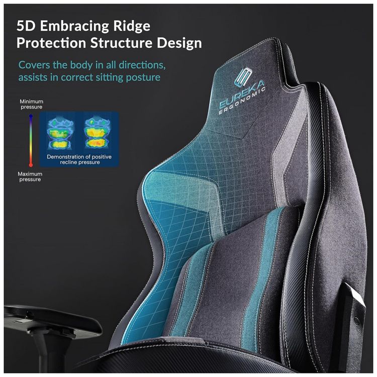 Cadeira-Gamer-Ergonomica-com-Suporte-para-Lombar-EUREKA-foto-5
