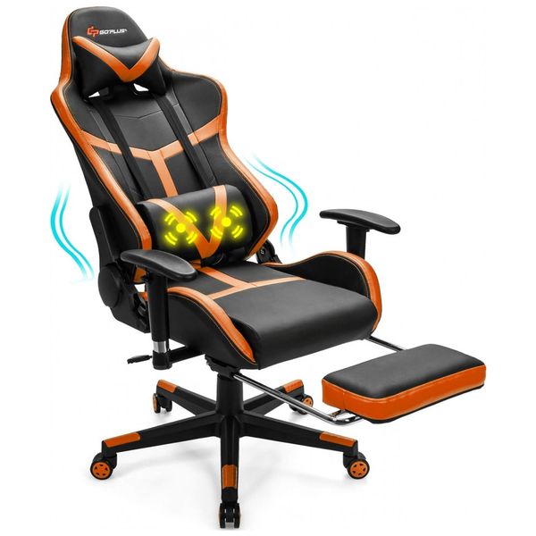Cadeira-Gamer-Ergonomica-em-Couro-Sintetico-com-Apoio-para-foto-0