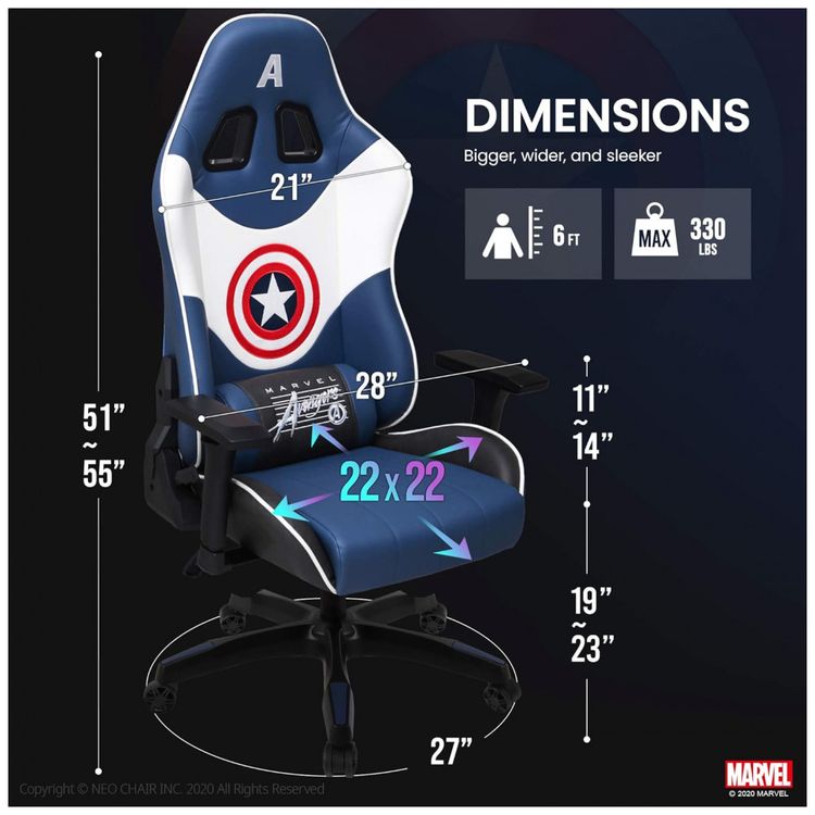 Cadeira-Gamer-Ergonomica-Reclinavel-com-Apoio-para-Lombar-foto-4