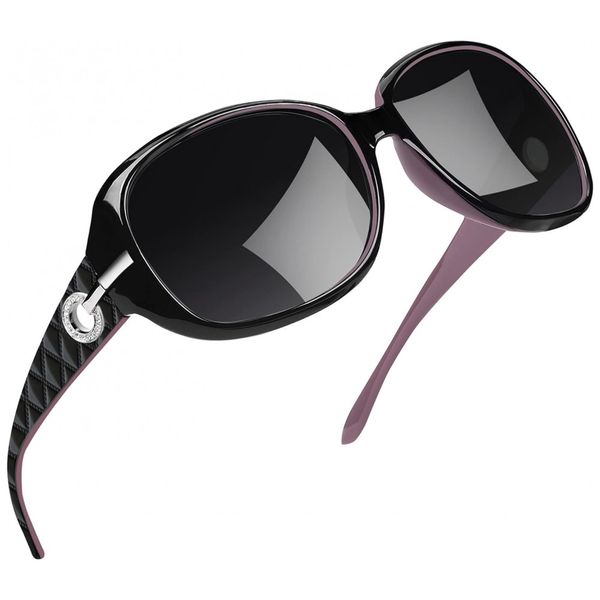 Oculos-de-Sol-Feminino-com-Protecao-UV-Joopin-A02-Roxo-e-foto-0