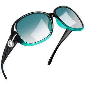 Oculos-de-Sol-Feminino-com-Protecao-UV-Joopin-A16-Verde-foto-0