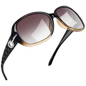 Oculos-de-Sol-Feminino-com-Protecao-UV-Joopin-A18-Marrom-foto-0