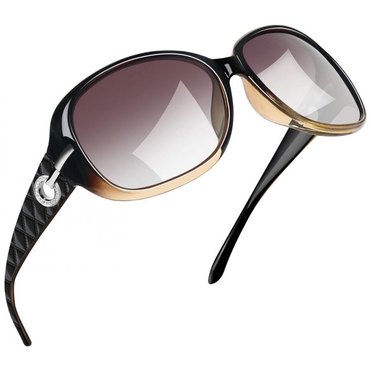 Oculos-de-Sol-Feminino-com-Protecao-UV-Joopin-A18-Marrom-foto-0