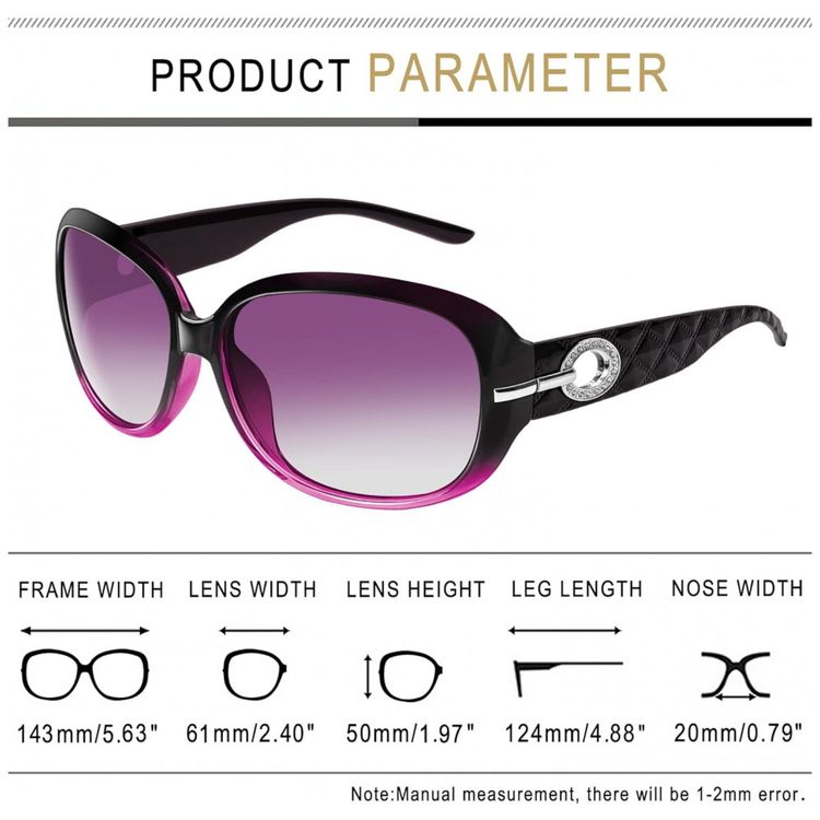 Oculos-de-Sol-Feminino-com-Protecao-UV-Joopin-A19-Roxo-foto-4