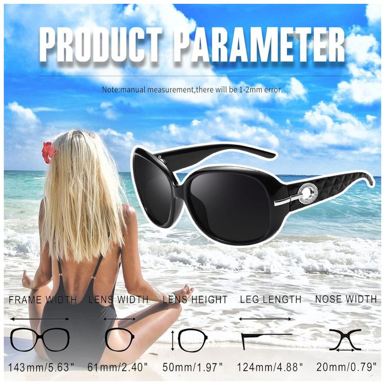 Oculos-de-Sol-Feminino-com-Protecao-UV-Joopin-A21-Preto-foto-3