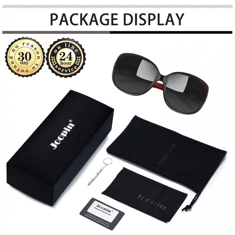 Oculos-de-Sol-Feminino-com-Protecao-UV-Joopin-A23-Preto-foto-4