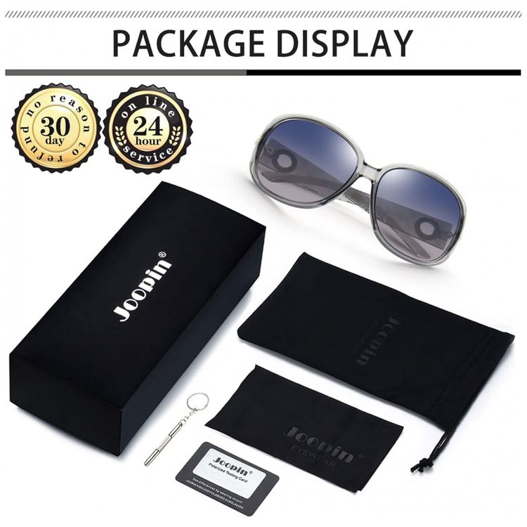 Oculos-de-Sol-Feminino-com-Protecao-UV-Joopin-A20-Cinza-foto-5