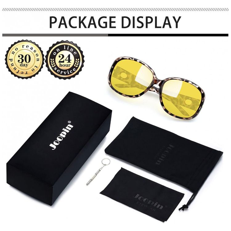 Oculos-de-Sol-Feminino-com-Protecao-UV-Joopin-A31-Marrom-e-foto-4