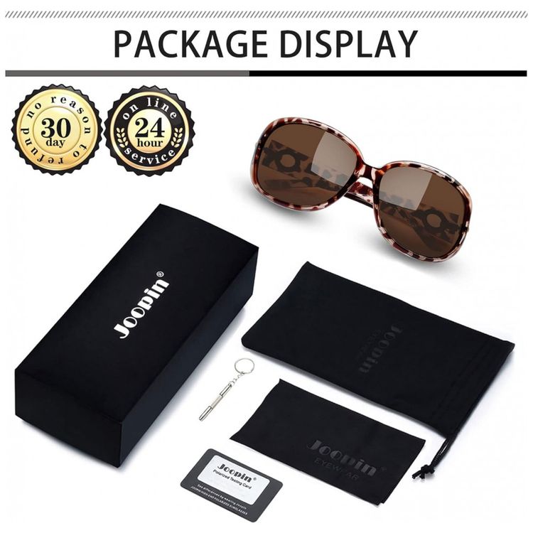 Oculos-de-Sol-Feminino-com-Protecao-UV-Joopin-Marrom-foto-4