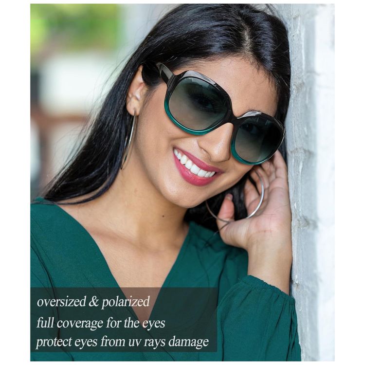 Oculos-de-Sol-Feminino-com-Protecao-UV-Joopin-B07-Verde-foto-1