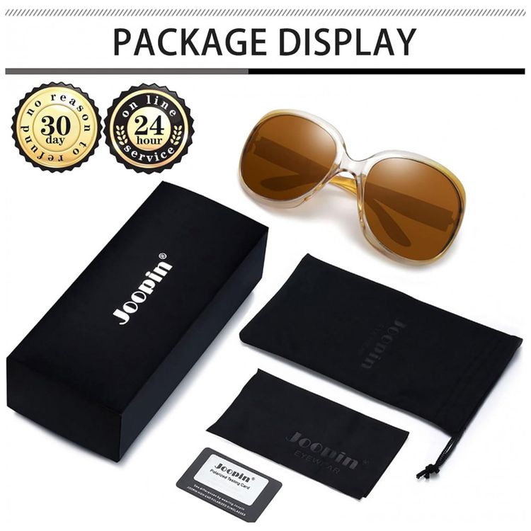 Oculos-de-Sol-Feminino-com-Protecao-UV-Joopin-B08-Marrom-foto-5