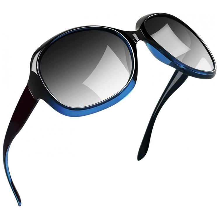 Oculos-de-Sol-Feminino-com-Protecao-UV-Joopin-B12-Azul-foto-0