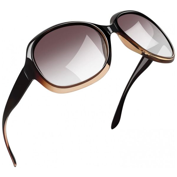 Oculos-de-Sol-Feminino-com-Protecao-UV-Joopin-B13-Marrom-foto-0
