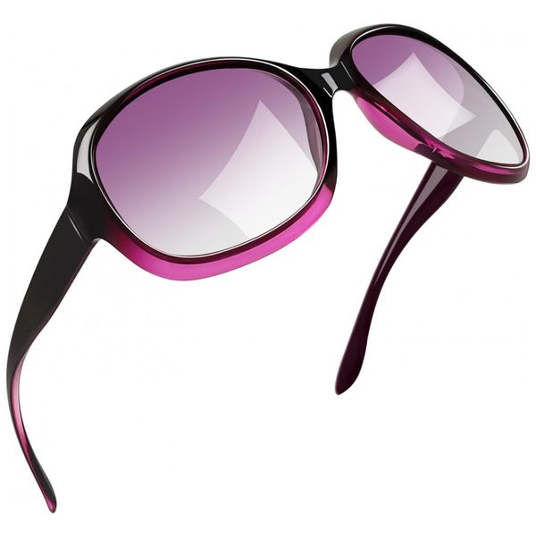 Oculos-de-Sol-Feminino-com-Protecao-UV-Joopin-B14-Roxo-foto-0