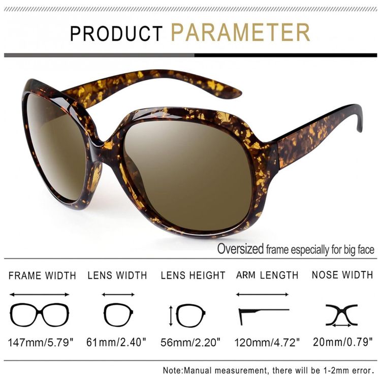 Oculos-de-Sol-Feminino-com-Protecao-UV-Joopin-B16-Cristal-foto-4