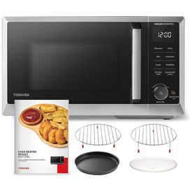 Micro-Ondas-de-Bancada-6-em-1-em-Aco-Inoxidavel-25L-com-11-foto-0