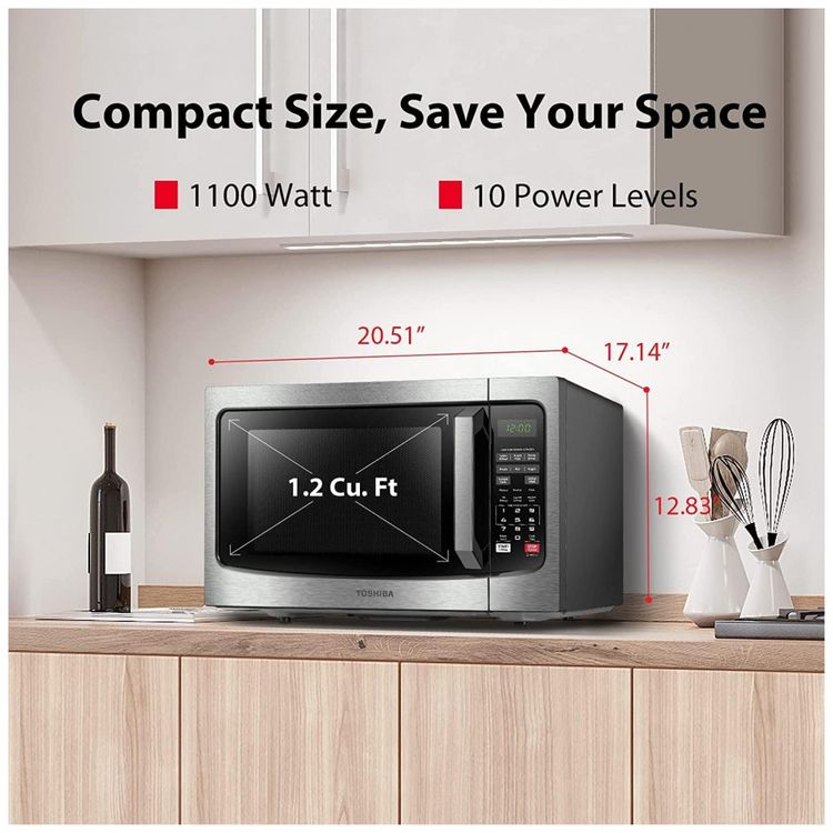 Micro-Ondas-de-Bancada-33L-em-Aco-Inoxidavel-com-12-Menu-foto-5