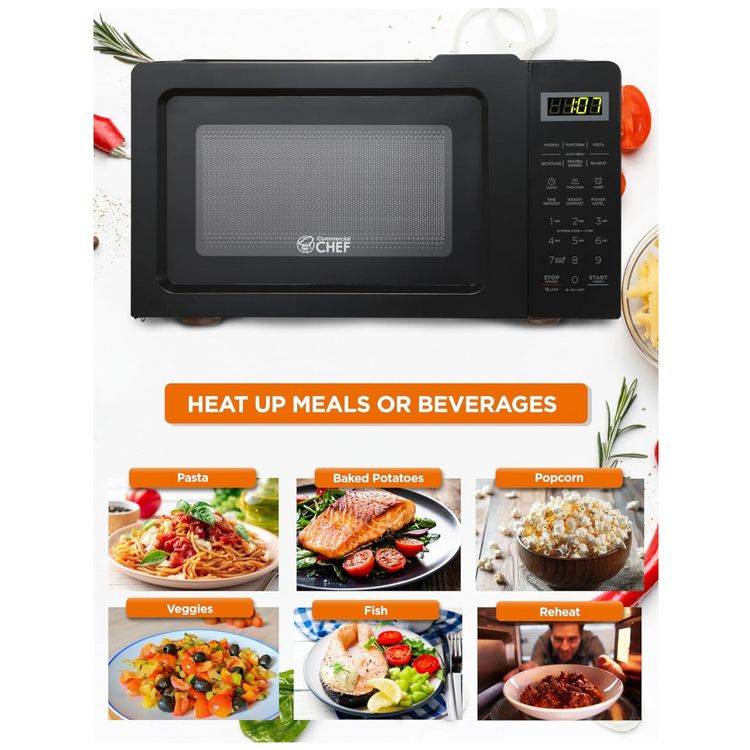 Micro-Ondas-de-Bancada-19L-com-6-Programas-110V-700W-Chef-foto-1