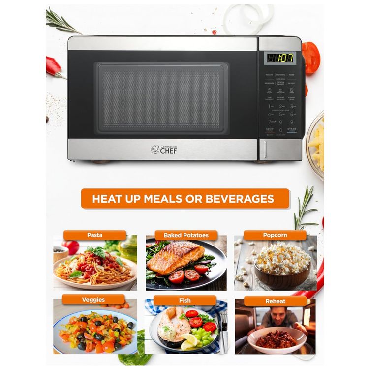 Micro-Ondas-de-Bancada-19L-com-6-Programas-110V-700W-Chef-foto-1