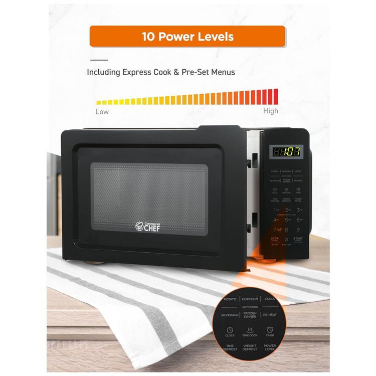 Micro-Ondas-de-Bancada-19L-com-6-Programas-110V-700W-Chef-foto-2
