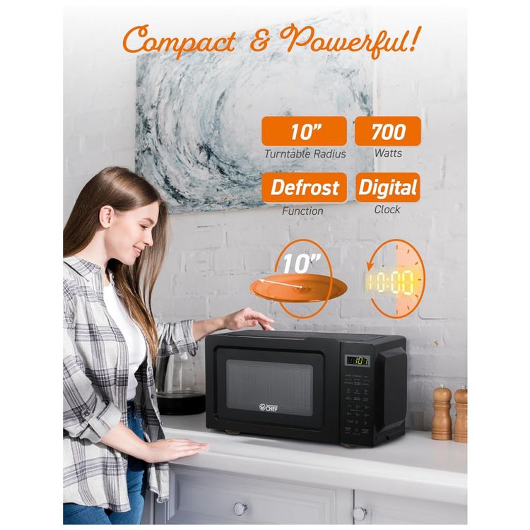 Micro-Ondas-de-Bancada-19L-com-6-Programas-110V-700W-Chef-foto-3