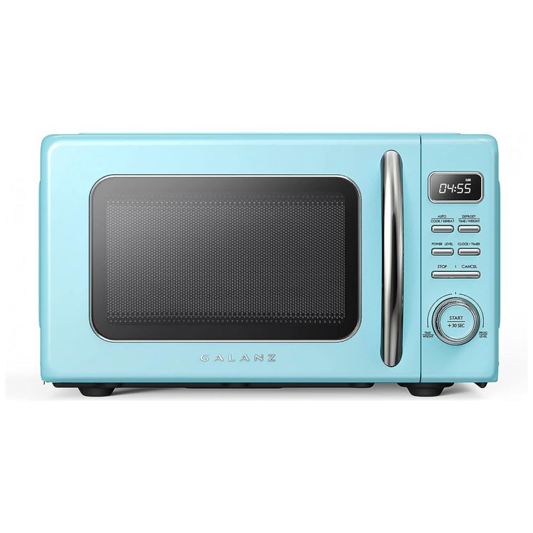 Micro-Ondas-de-Bancada-Retro-em-Aco-Inoxidavel-25L-com-7-foto-0