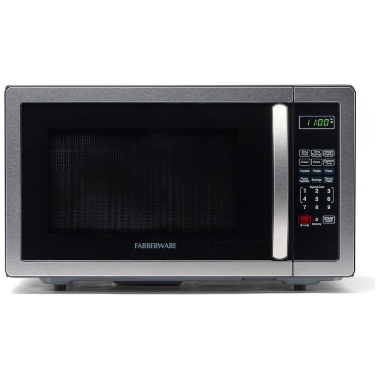 Micro-Ondas-de-Bancada-em-Aco-Inoxidavel-31L-com-6-Programas-foto-0