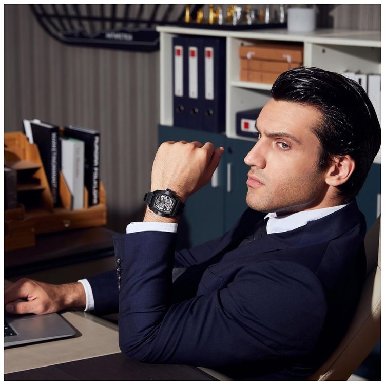 Relogio-Masculino-Analogico-Automatico-Mecanico-a-Prova-foto-1