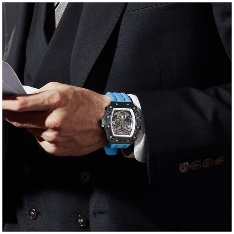 Relogio-Masculino-Automatico-Mecanico-a-Prova-dAgua-50M-foto-2