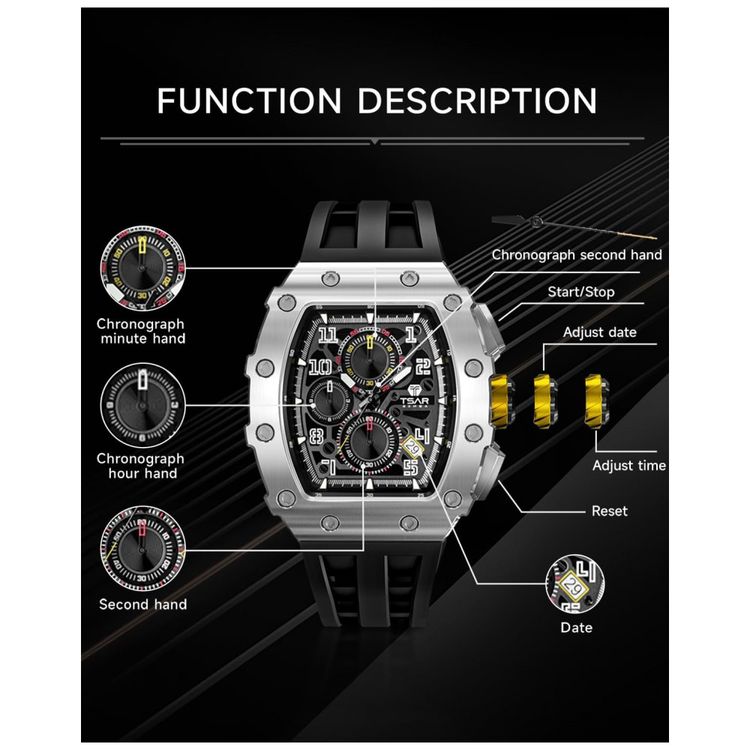 Relogio-Masculino-Automatico-Analogico-a-Prova-dAgua-50M-com-foto-4
