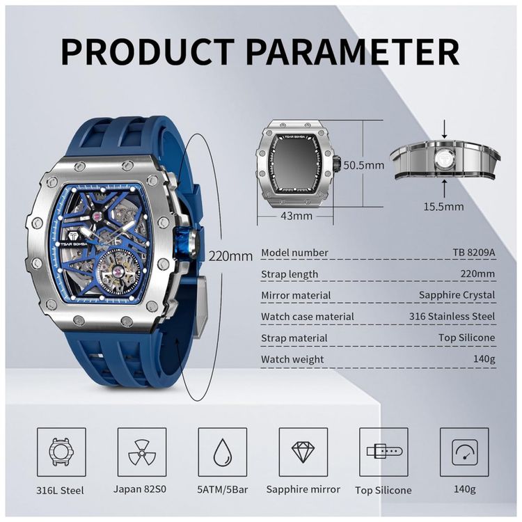 Relogio-Masculino-Analogico-Automatico-a-Prova-dAgua-50M-com-foto-5