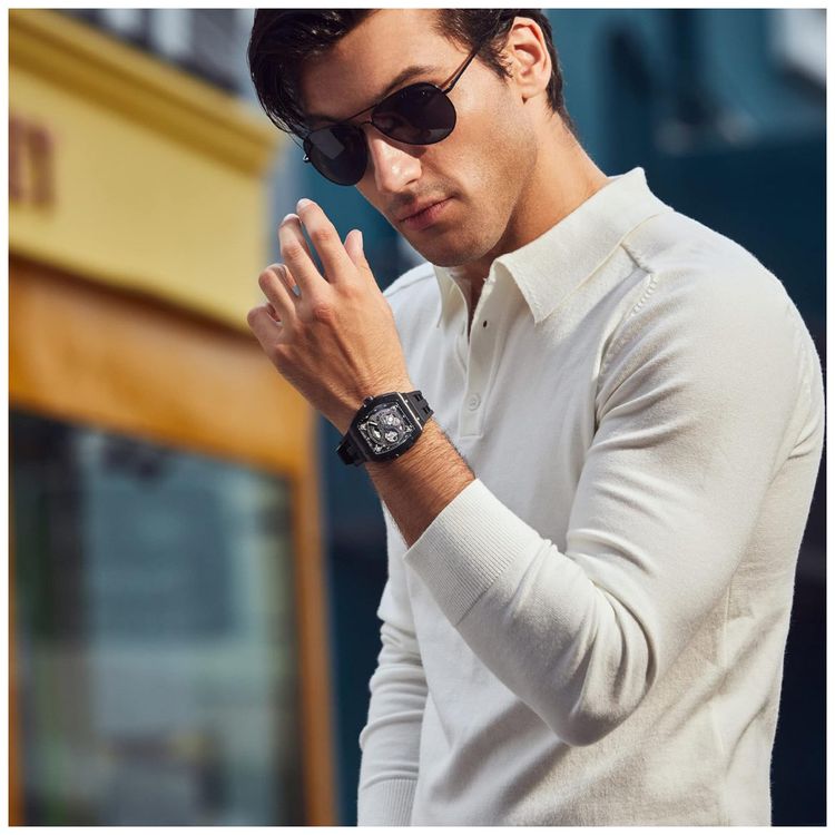 Relogio-Masculino-Analogico-Automatico-a-Prova-dAgua-50M-com-foto-1