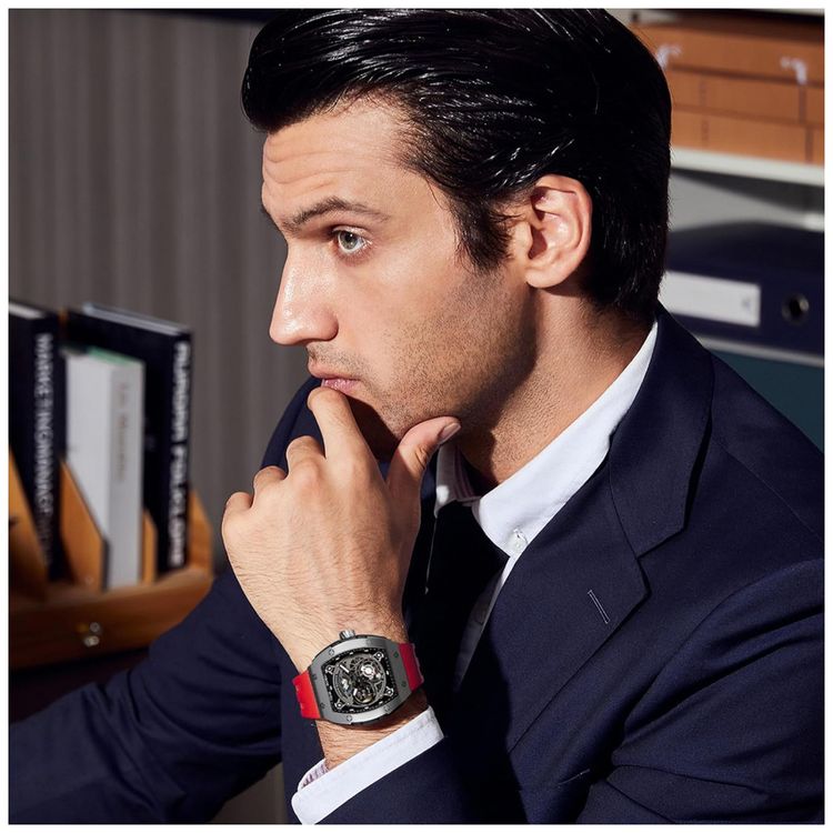 Relogio-Masculino-Analogico-Automatico-a-Prova-dAgua-50M-com-foto-1