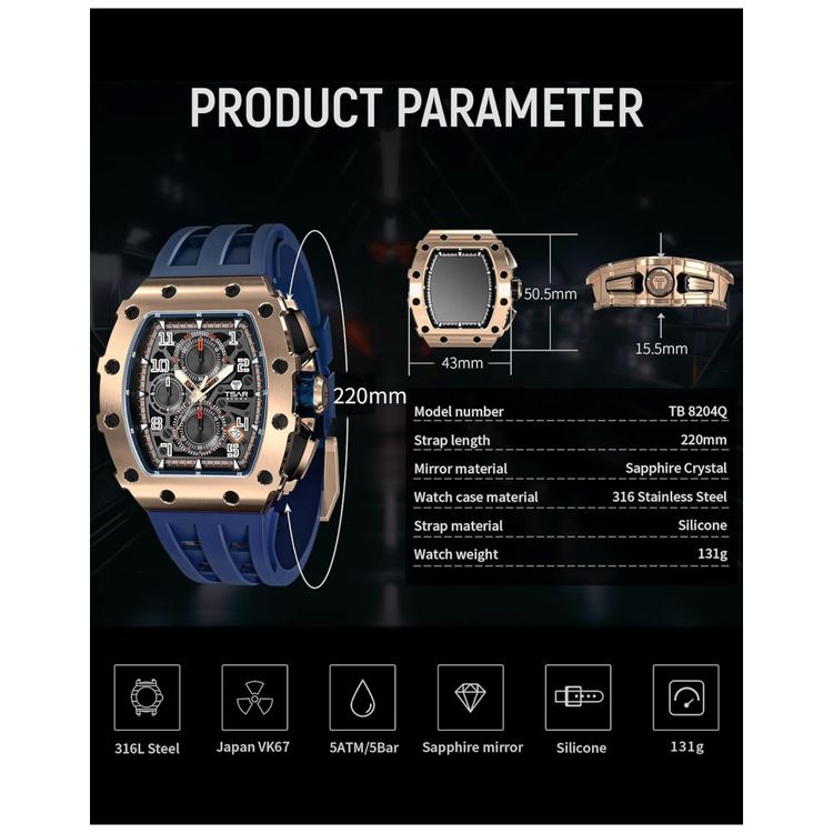 Relogio-Masculino-Analogico-Quartzo-a-Prova-dAgua-50M-com-foto-5