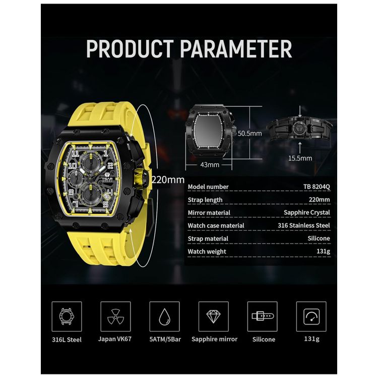 Relogio-Masculino-Analogico-Quartzo-a-Prova-dAgua-50M-com-foto-5