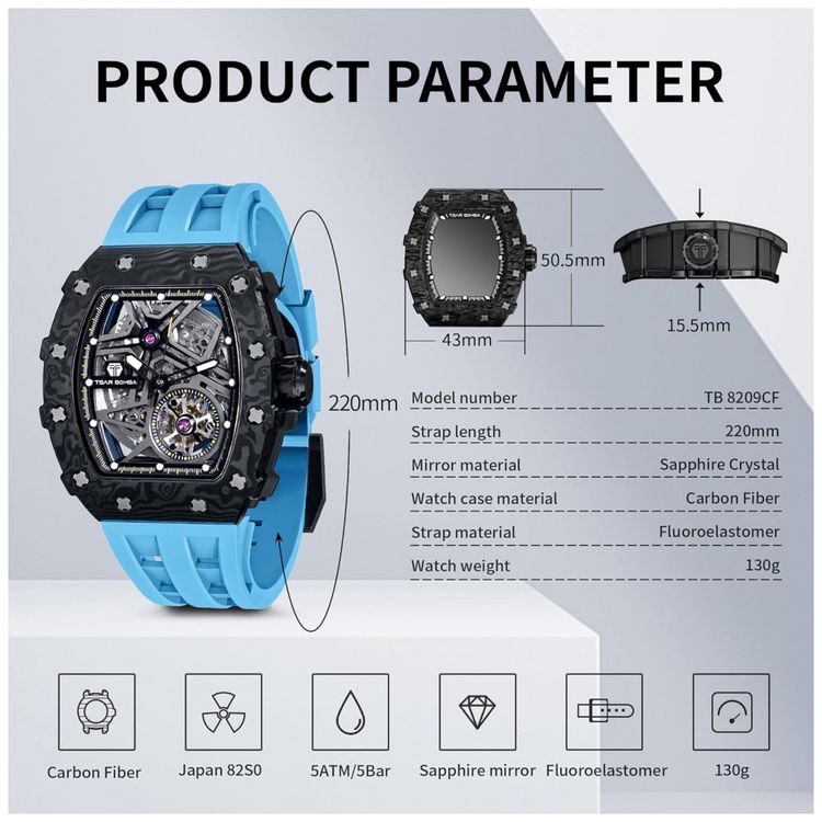 Relogio-Masculino-Analogico-Automatico-a-Prova-dAgua-50M-com-foto-5
