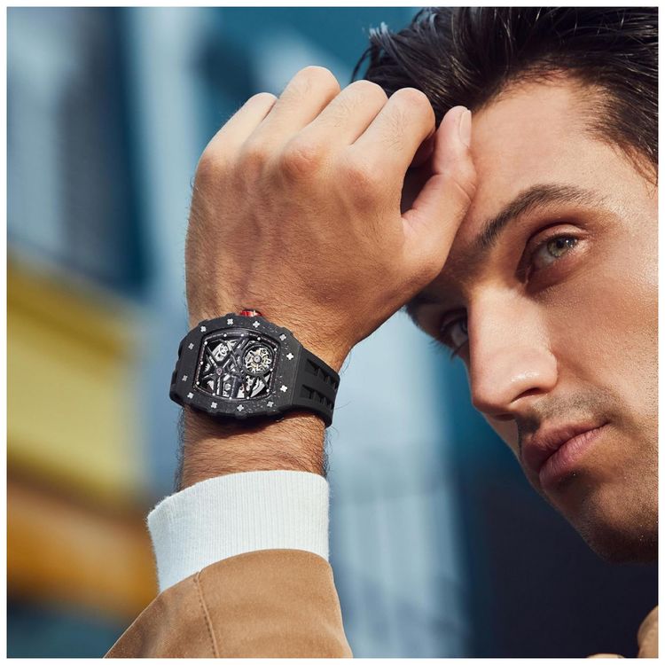 Relogio-Masculino-Analogico-Automatico-a-Prova-dAgua-50M-com-foto-1