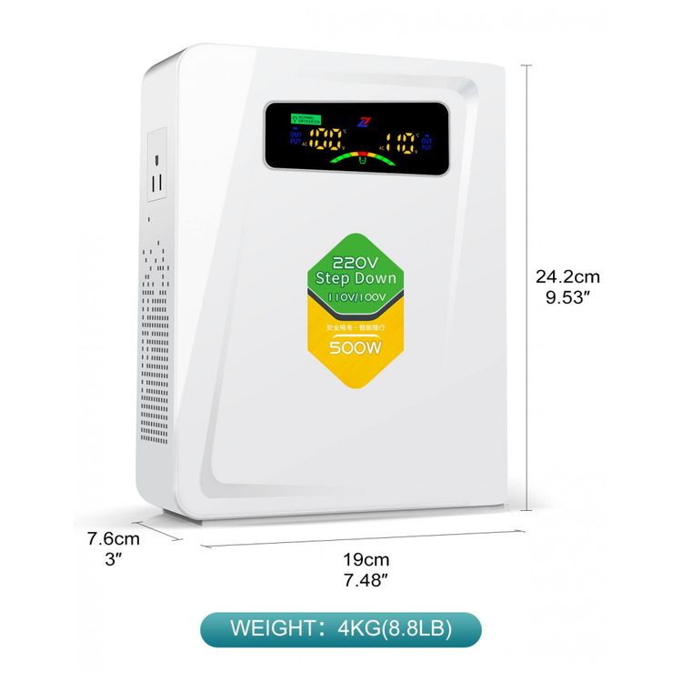 Transformador-de-Tensao-220V-para-110V-Potencia-de-500W-com-foto-2