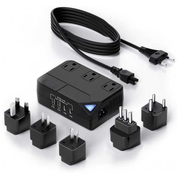 Transformador-de-Tensao-100V-para-220V-ate-250W-com-2-Portas-foto-0