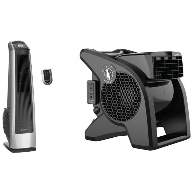 Kit-de-Ventilador-de-Torre-U35115-e-Ventilador-de-Piso-foto-0