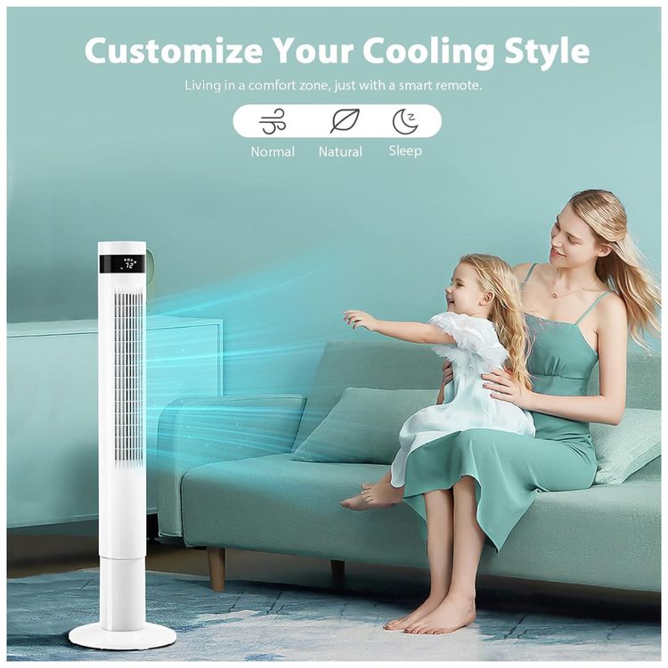 Ventilador-de-Torre-Oscilante-com-3-Velocidades-Modo-foto-1
