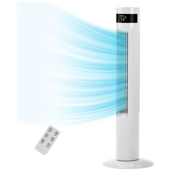 Ventilador-de-Torre-Oscilante-com-Controle-Remoto-e-Visor-foto-0